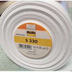 Vlieseline S 320 90 cm hvit 