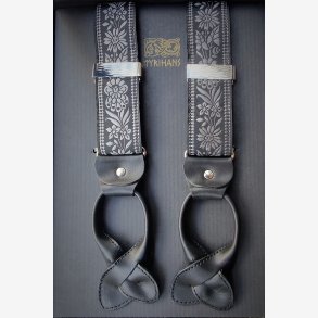 Seler med pyntebnd, Svart og Slvfarget UTSOLGT INNTIL VIDERE