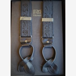 Seler med pyntebnd, Svart